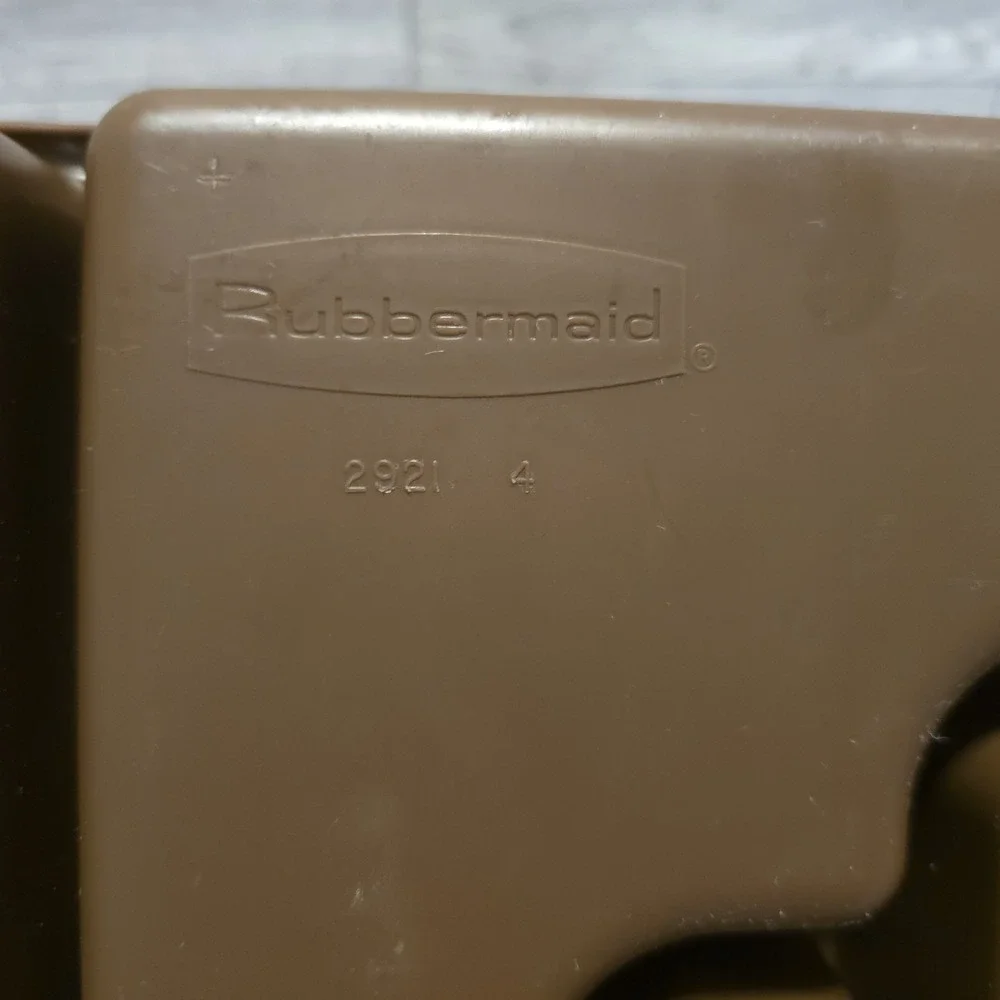 Vintage Rubbermaid Silverware Drawer Organizer Tray #2921 USA Brown‎ Plastic